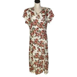 Betsy Lauren vintage floral Y2k 90’s dress size 13/14